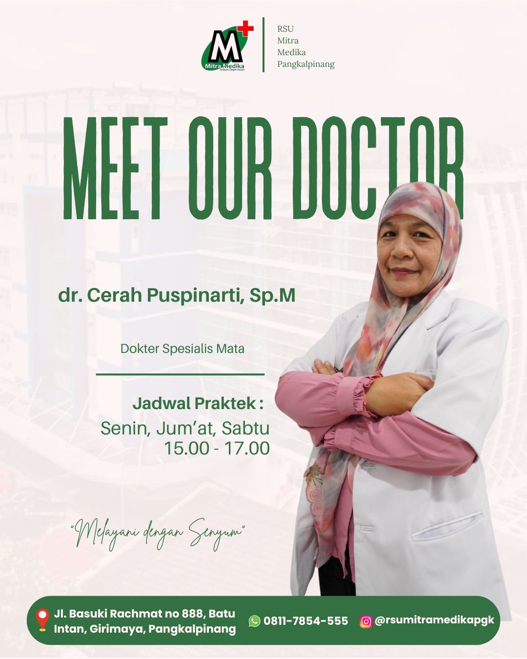 Foto Profil dr. Cerah Puspinarti, Sp.M - Spesialis Mata RSU Mitra Medika