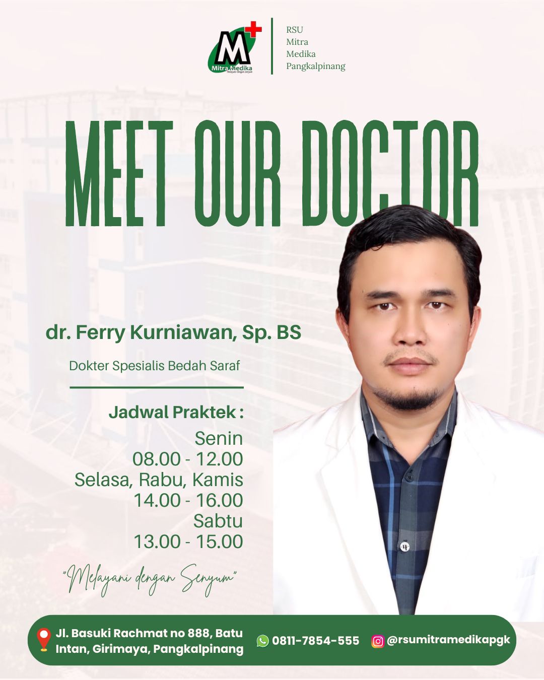 Foto Profil dr. Ferry Kurniawan, Sp. BS - Spesialis Bedah Saraf RSU Mitra Medika